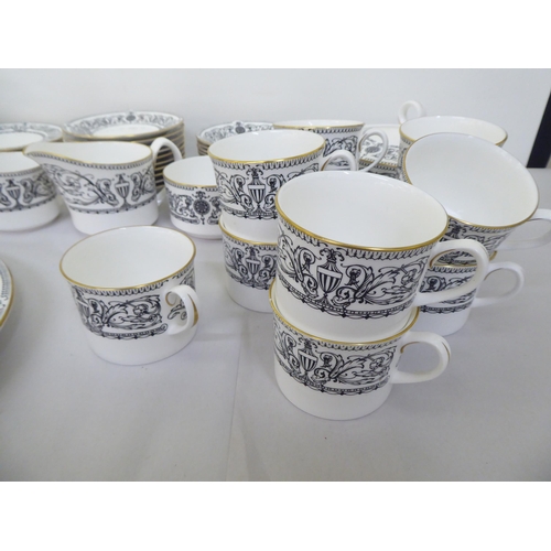 166 - Royal Worcester fine bone china Padova pattern tableware  circa 1966 