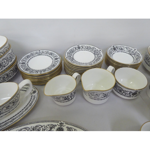 166 - Royal Worcester fine bone china Padova pattern tableware  circa 1966 