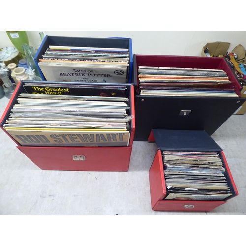 182 - Vinyl albums and 45rpm singles, mainly rock 'n pop: to include David Essex, Madonna, Sister Sledge a... 