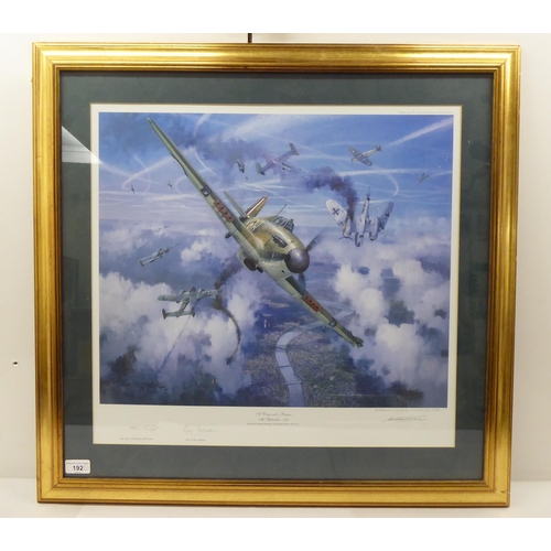 192 - After Michael Turner - 'A Wing and a Prayer'  Limited Edition No.103/3450  coloured print&... 