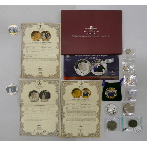 209 - Uncollated coins: to include commemorative crowns 