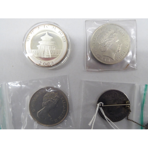 209 - Uncollated coins: to include commemorative crowns 