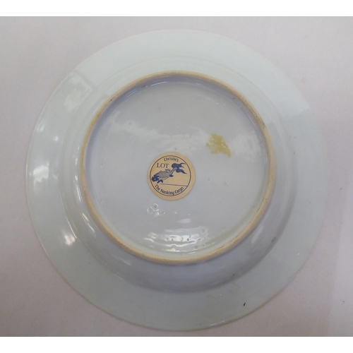 231 - A Nanking Cargo porcelain shallow bowl  bearing a Christies Auction  Lot No.4215  9