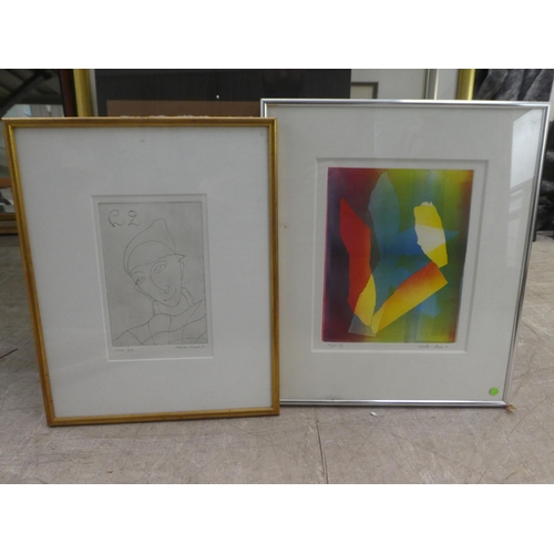 235 - Framed prints: to include after Keates-Reid - 'Mime' No.9/14  5