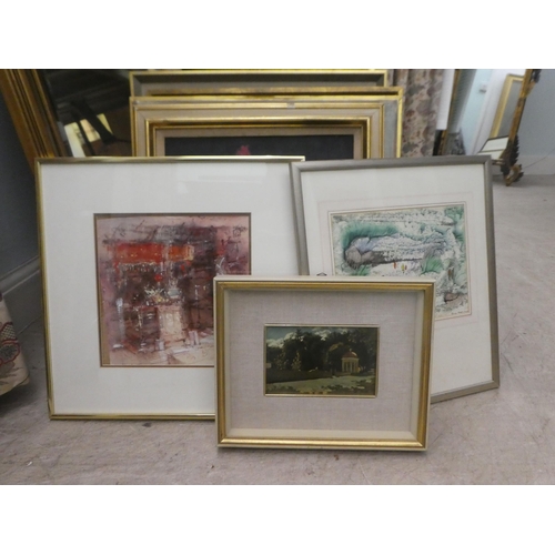 244 - 20thC pictures, mixed subjects  mainly oil on canvas  some signed  various sizes ... 