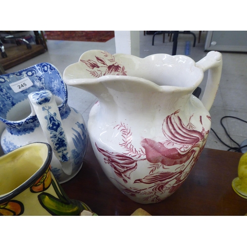 245 - Mixed ceramics: to include a Royal Doulton vase  7.5