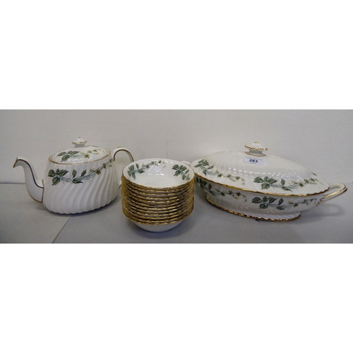 283 - Minton china Greenwich pattern tableware