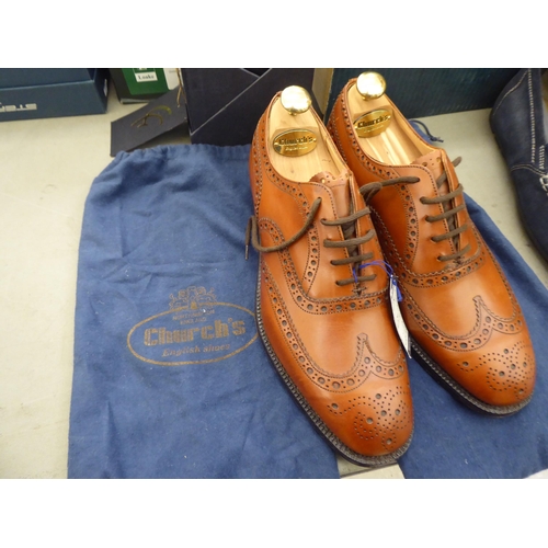 302 - Gentlemen's fashion accessories: to include shoes by Geox Respira, Church's, Jones, Loake and Charle... 