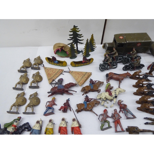 31 - Britain's and other lead figures and accessories: to include soldiers 