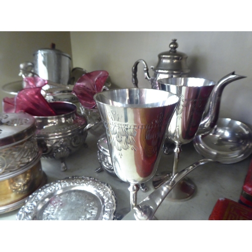 328 - EPNS and silver plate: to include a jewellery casket  1.75