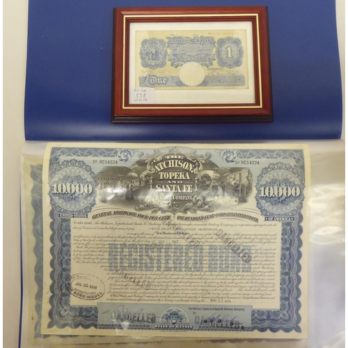 338 - Cancelled United States share certificates: to include an example for the New Orleans Great Northern... 