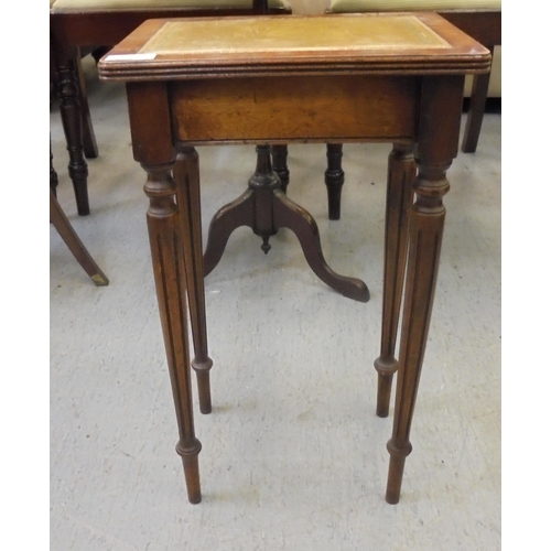 357 - Furniture: to include an early 20thC mahogany jardinière  36