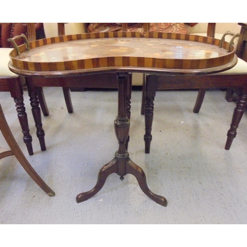 357 - Furniture: to include an early 20thC mahogany jardinière  36