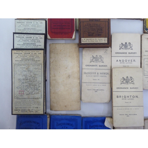 390 - Mainly 20thC Bartholomew's and other advancing and general ordnance survey maps