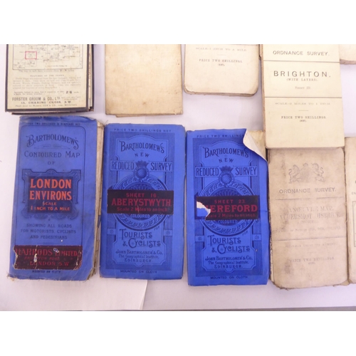 390 - Mainly 20thC Bartholomew's and other advancing and general ordnance survey maps