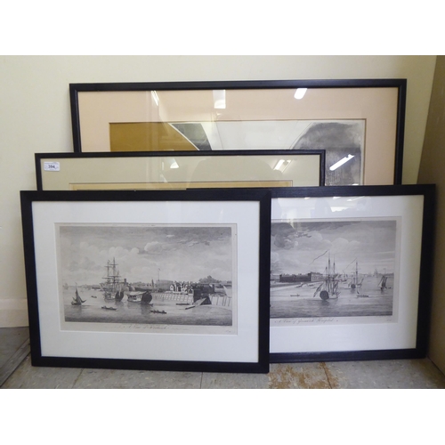 394 - Framed prints: to include after Mike Stohoz - 'Orchard'  artist's proof  bears a pencil signature  1... 