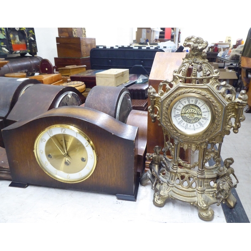 63 - 20thC clocks and timepieces: to include 1920/1930s examples  largest 10