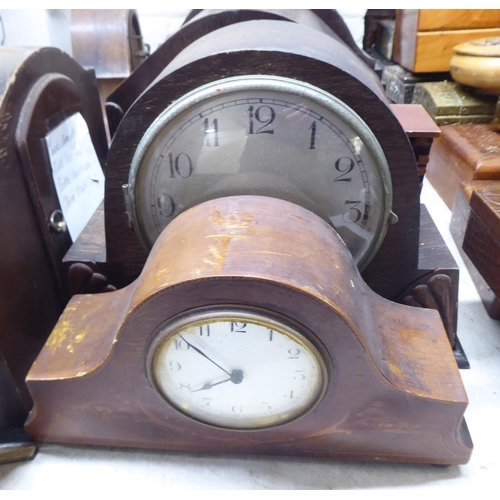 63 - 20thC clocks and timepieces: to include 1920/1930s examples  largest 10