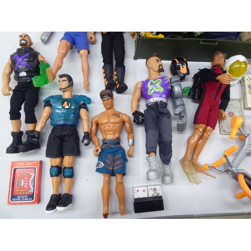 65 - Action Man accessories: to include figures and vehicles