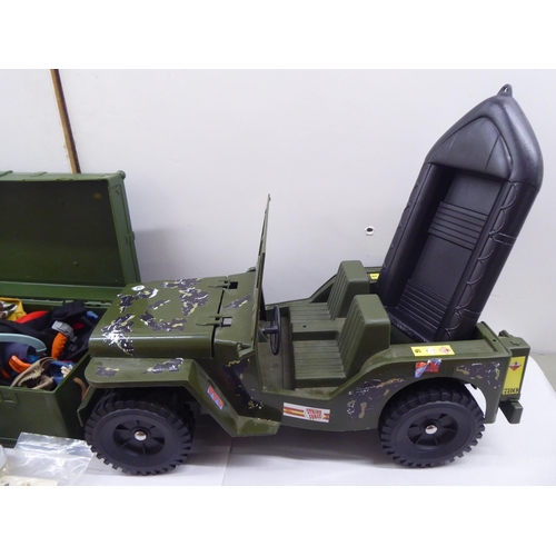 65 - Action Man accessories: to include figures and vehicles