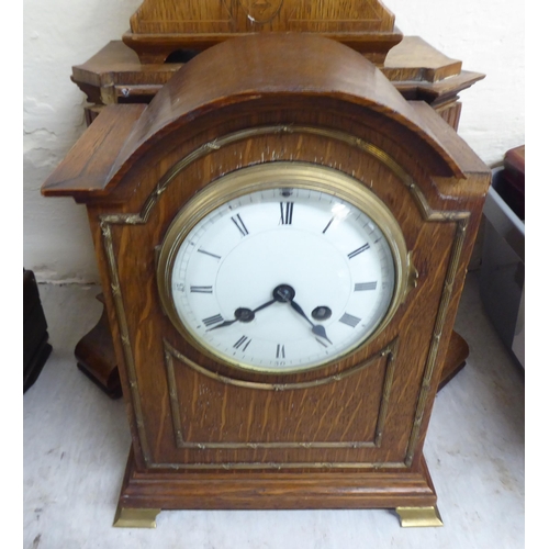 8 - 20thC clocks and mantel timepieces  various sizes and forms