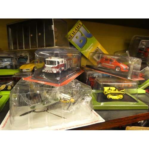 216 - Diecast model vehicles: to include a Corgi Double Decker Bus  boxed