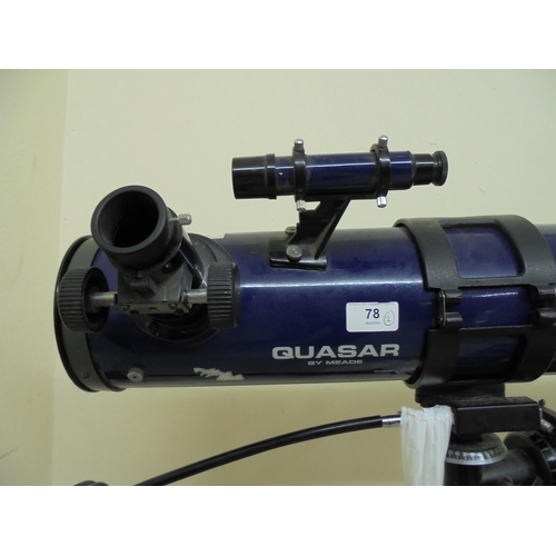 78 - A Quasar by Meade telescope, on a tripod base  40