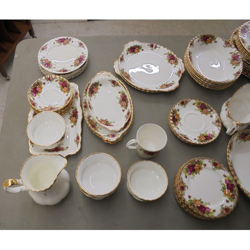 3 - Royal Albert bone china Old Country Rose pattern tableware