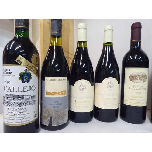 107 - Wine, thirteen bottles: to include a Bouchard Pere & Fils 'Saint-Aubin Premier Crus'  1989