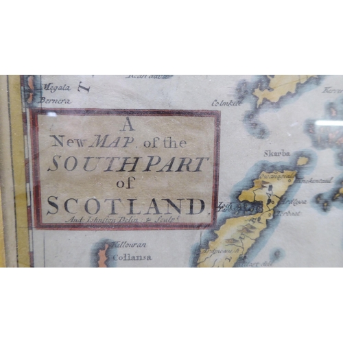 121 - 'A New Map of the South Part of Scotland'  circa 1800  14.5