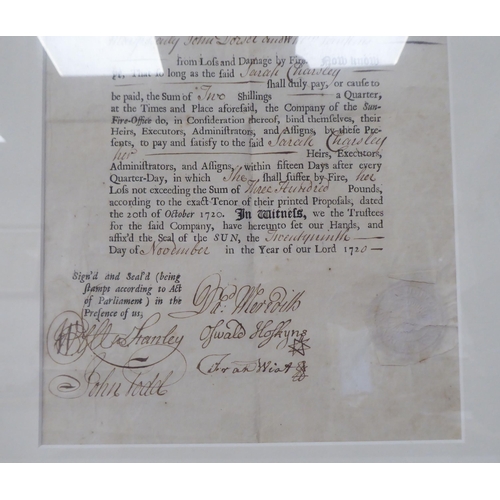 125 - An Elizabethan handwritten indenture, relating to land and cottages, located in Amersham, dated 1597... 