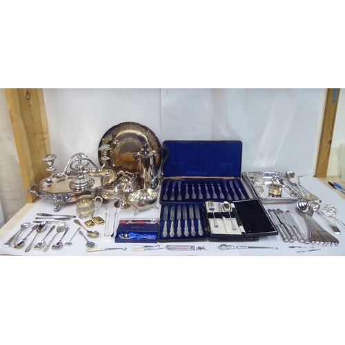 133 - Metalware: to include a silver plated entrée dish and cover  10