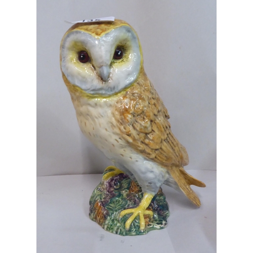 135 - Ceramics: to include a pottery model owl  No.1046  8