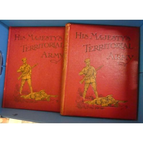 155 - Mixed, mainly early 20thC ephemera: to include 'His Majesty's Territorial Army' in four volumes