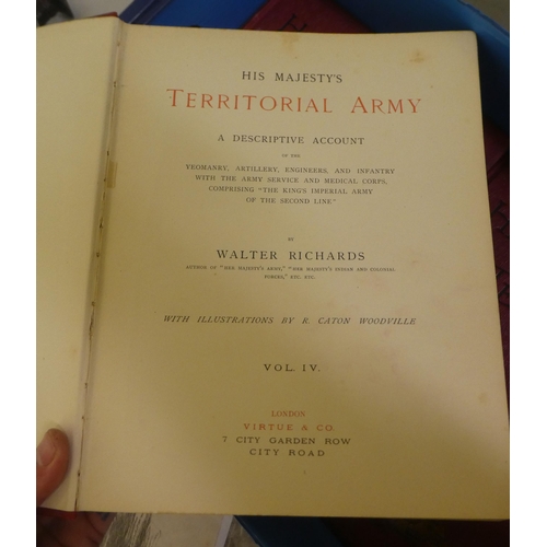 155 - Mixed, mainly early 20thC ephemera: to include 'His Majesty's Territorial Army' in four volumes