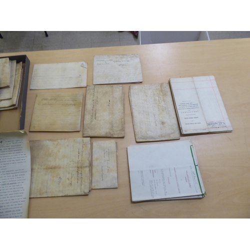 159 - Mainly 18th & 19thC handwritten official documents