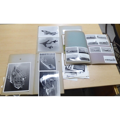 165 - Photograph and ephemera scrap books of mainly aircraft related images