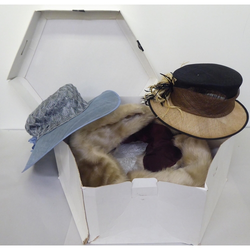 216 - Ladies fashion accessories: to include a Jacques Vert hat