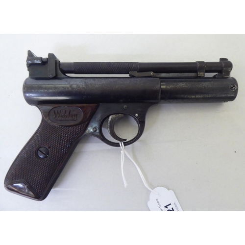 221 - A Webley Senior 0.22 calibre air pistol