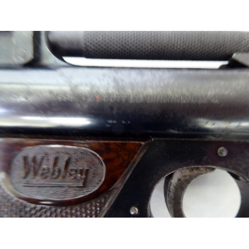 221 - A Webley Senior 0.22 calibre air pistol