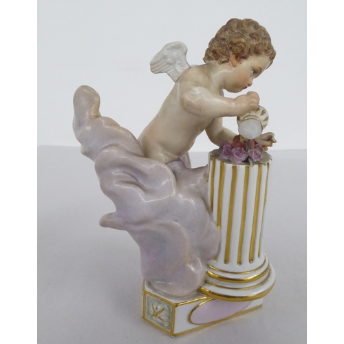 24 - A Meissen porcelain porcelain figure 'Le Gosse st Sauvage'  model no. 131 F14  5