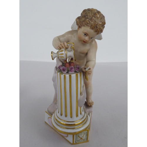 24 - A Meissen porcelain porcelain figure 'Le Gosse st Sauvage'  model no. 131 F14  5