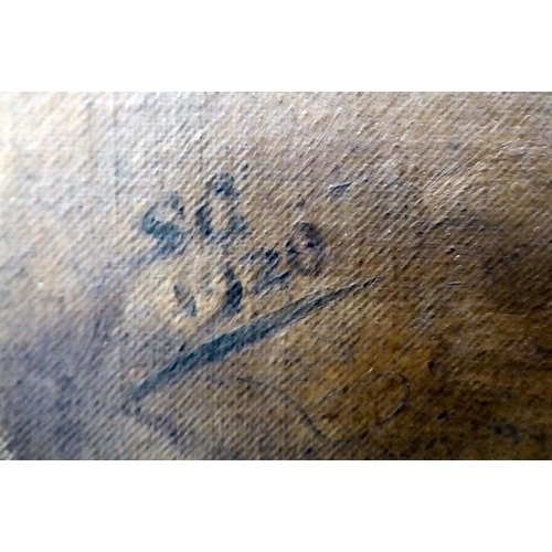 270 - Pictures: to include a study of an LMS steam locomotive  oil on board  18