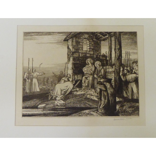 275 - Pictures: to include a late 18thC study of a college  print  14