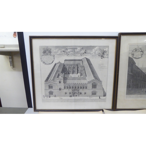 275 - Pictures: to include a late 18thC study of a college  print  14