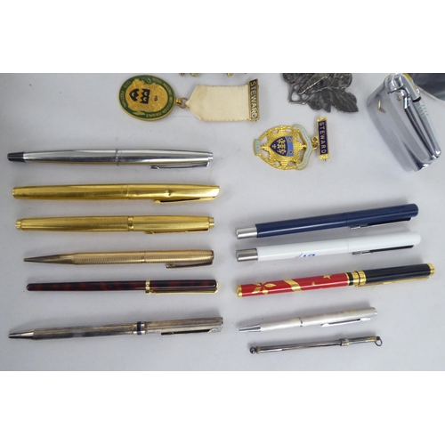 70 - Pens, coins and other collectables: to include examples by Parker and Waterman