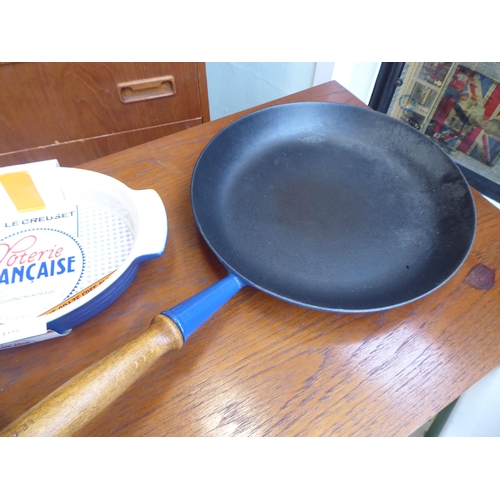 71 - Le Creuset earthenware and cast iron cooking dishes