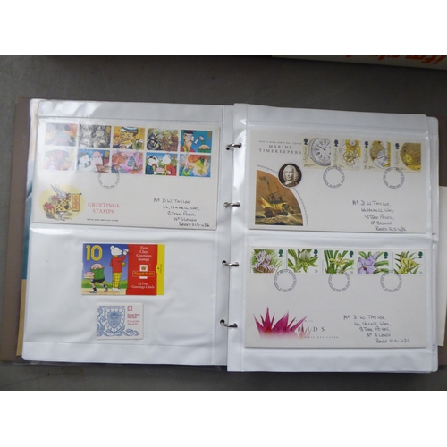 79 - Uncollated albums of First Day covers: to include 1990s Guernsey and Isle of Wight issues