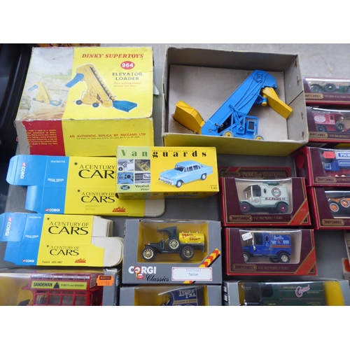 84 - Uncollated, mainly boxed, diecast model vehicles: to include examples by Corgi, Matchbox and Oxford