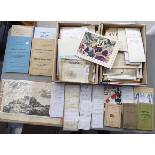 85 - Mainly 19thC variously themed ephemera: to include The Royal Family; an 1891 mortgage document; and ... 